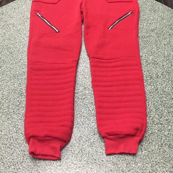 Red Men's Size XL Joggers - Picture 4 of 8